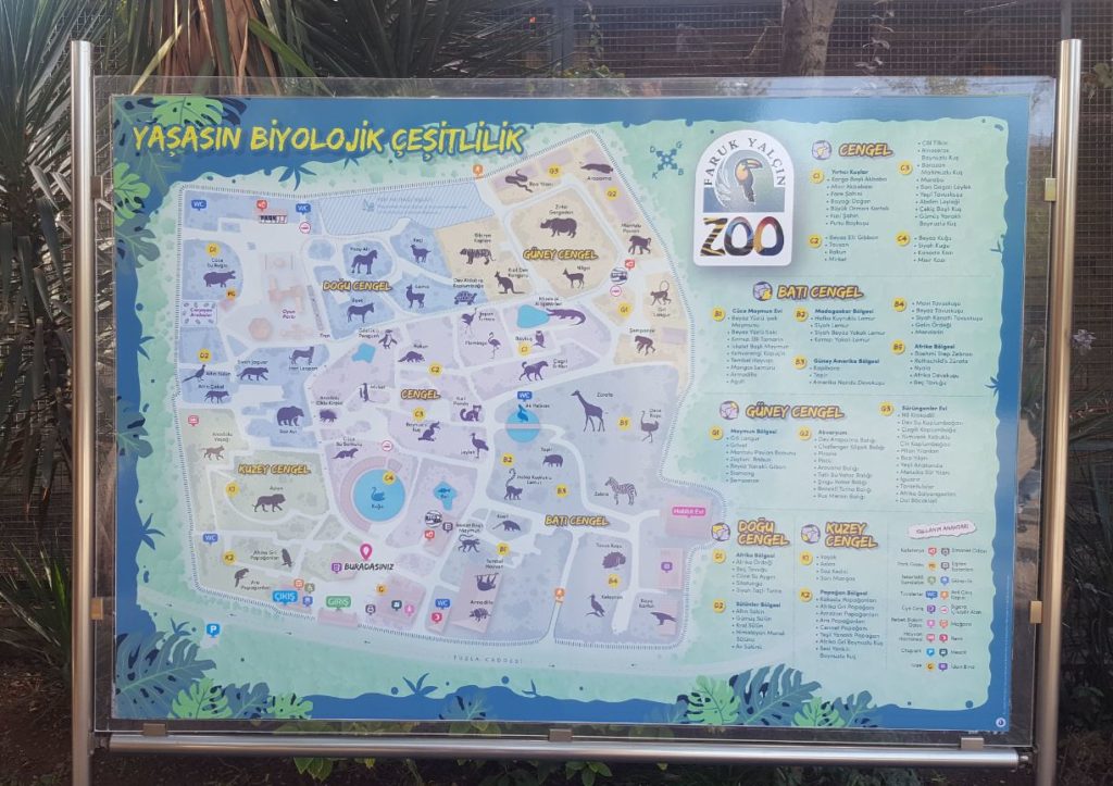 Darica Zoo Map